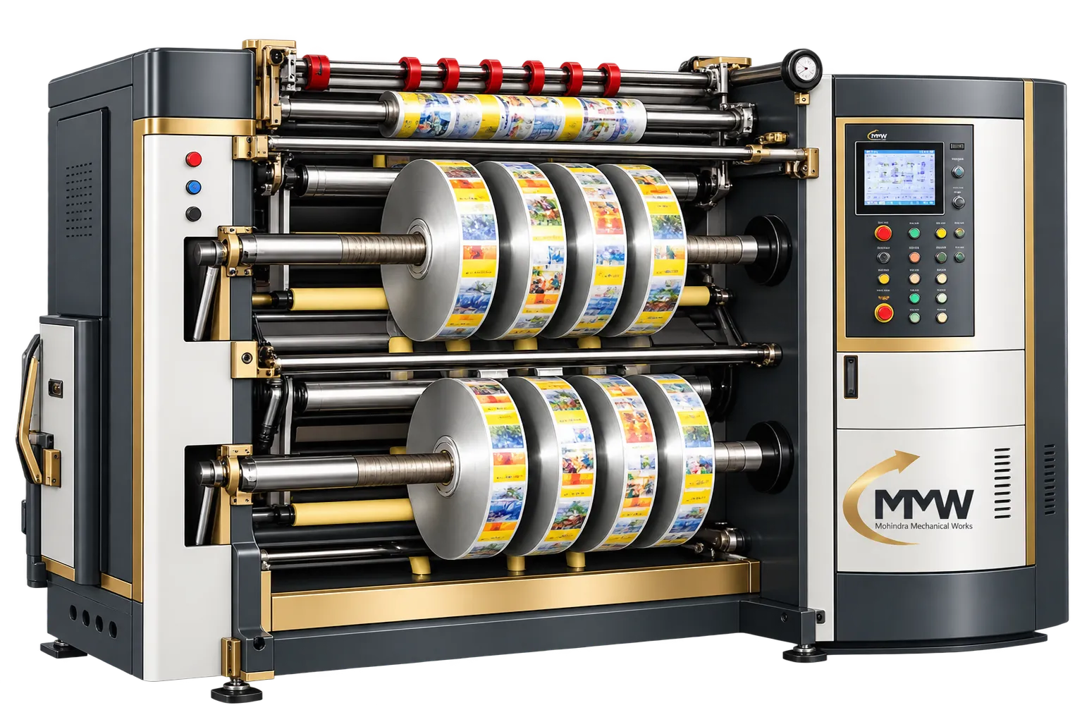Cantilever Differential Shaft Slitter Rewinder Machine Cantilever Differential Shaft Slitter Rewinder Machine