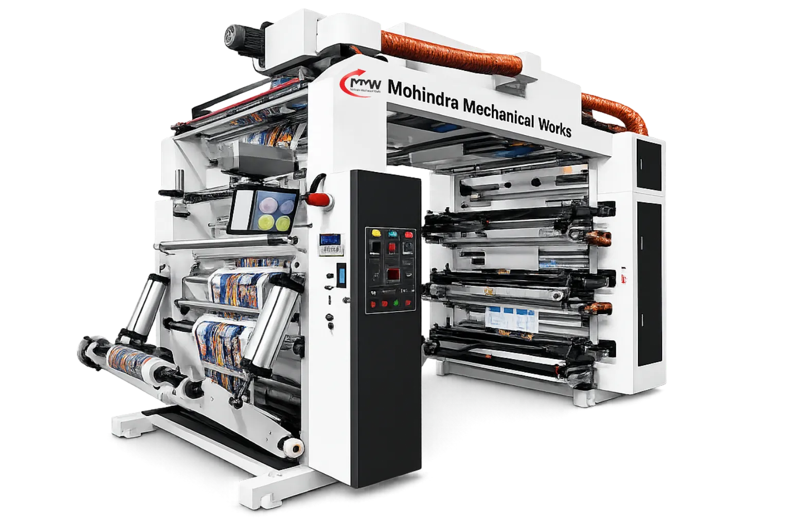 Non-Woven Bag Flexographic Printing Machine Non-Woven Bag Flexographic Printing Machine