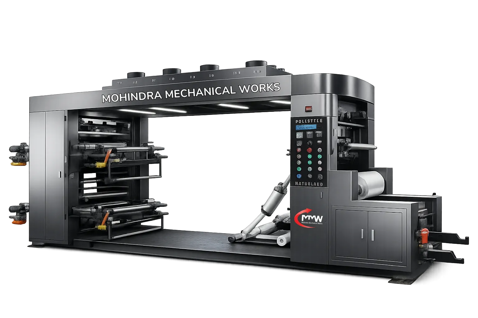 Non Woven PP Fabric Flexographic Printing Machine Non Woven PP Fabric Flexographic Printing Machine