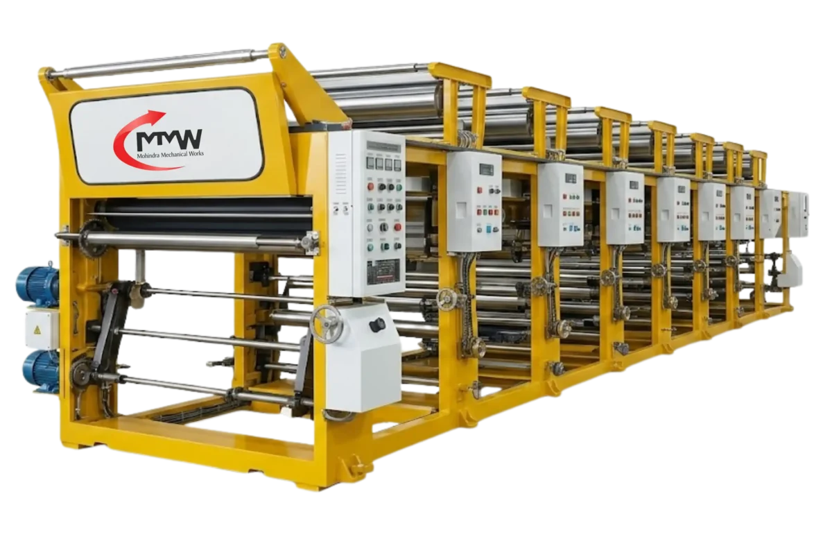 Rotogravure Machine with Turret System Rotogravure Machine with Turret System
