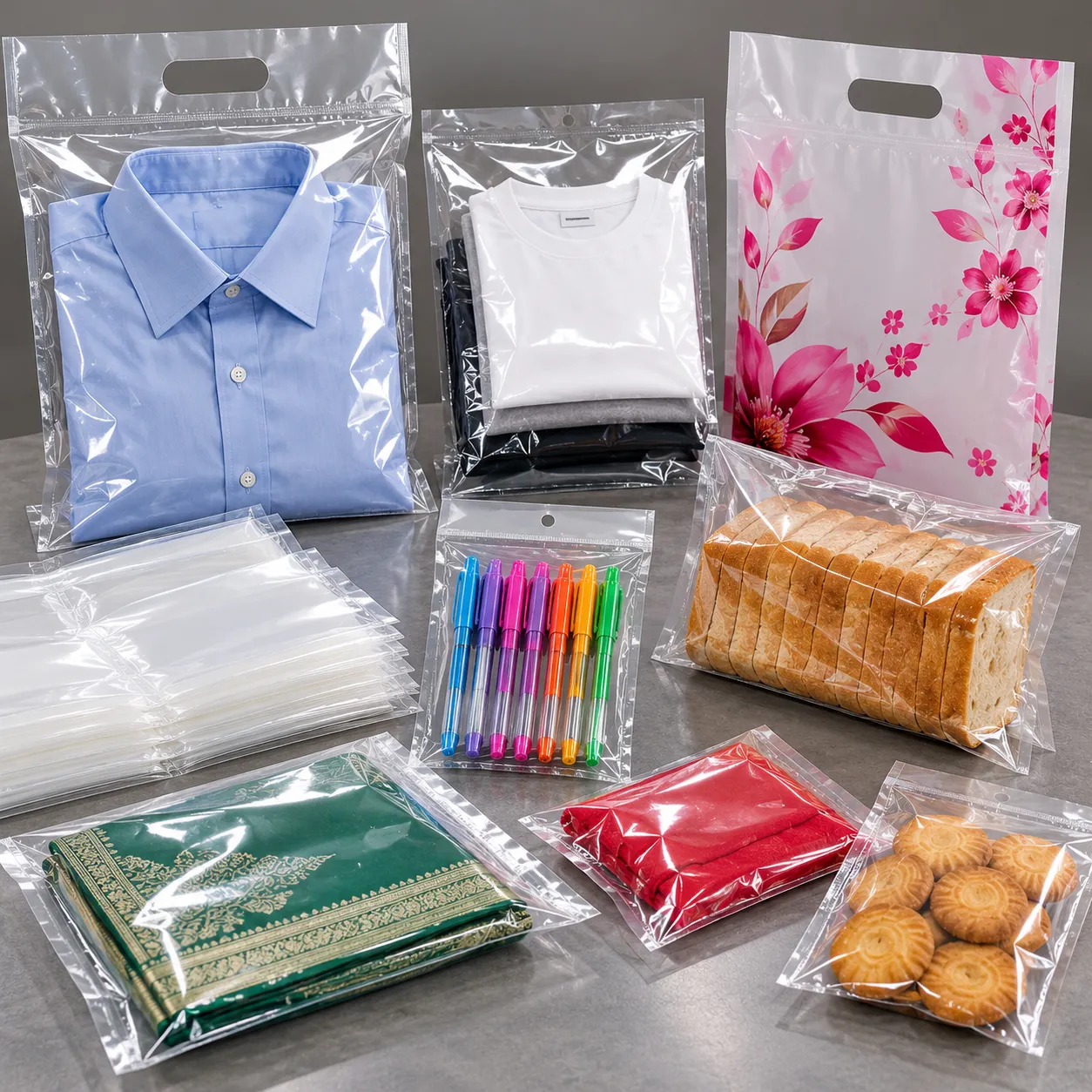 BOPP Side Seal Bag Making Machine application 1