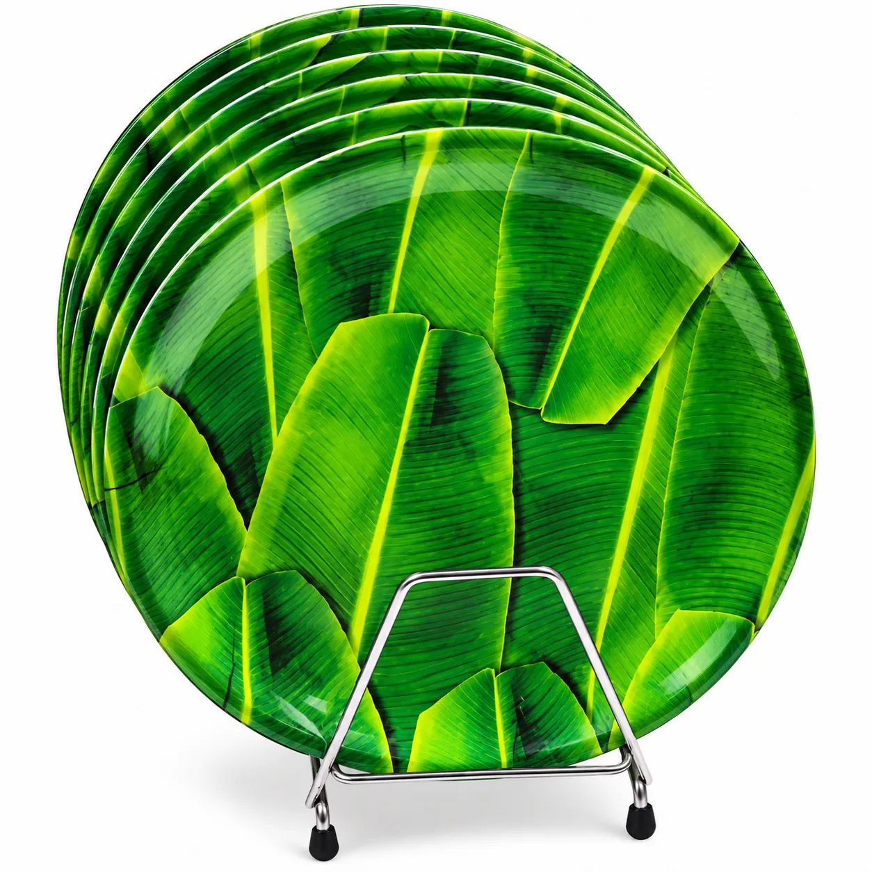 Laminated banana leaf paper plates Laminated banana leaf paper plates