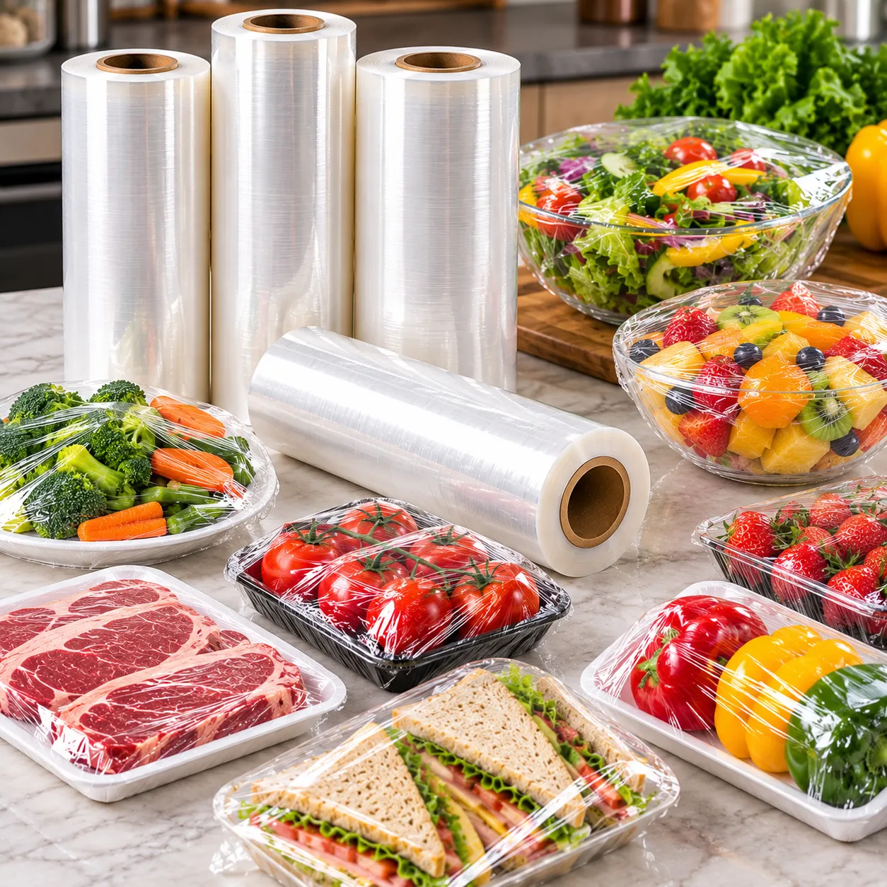 Cling Wrap Rewinder Machine application 1 Cling Wrap Rewinder Machine application 1