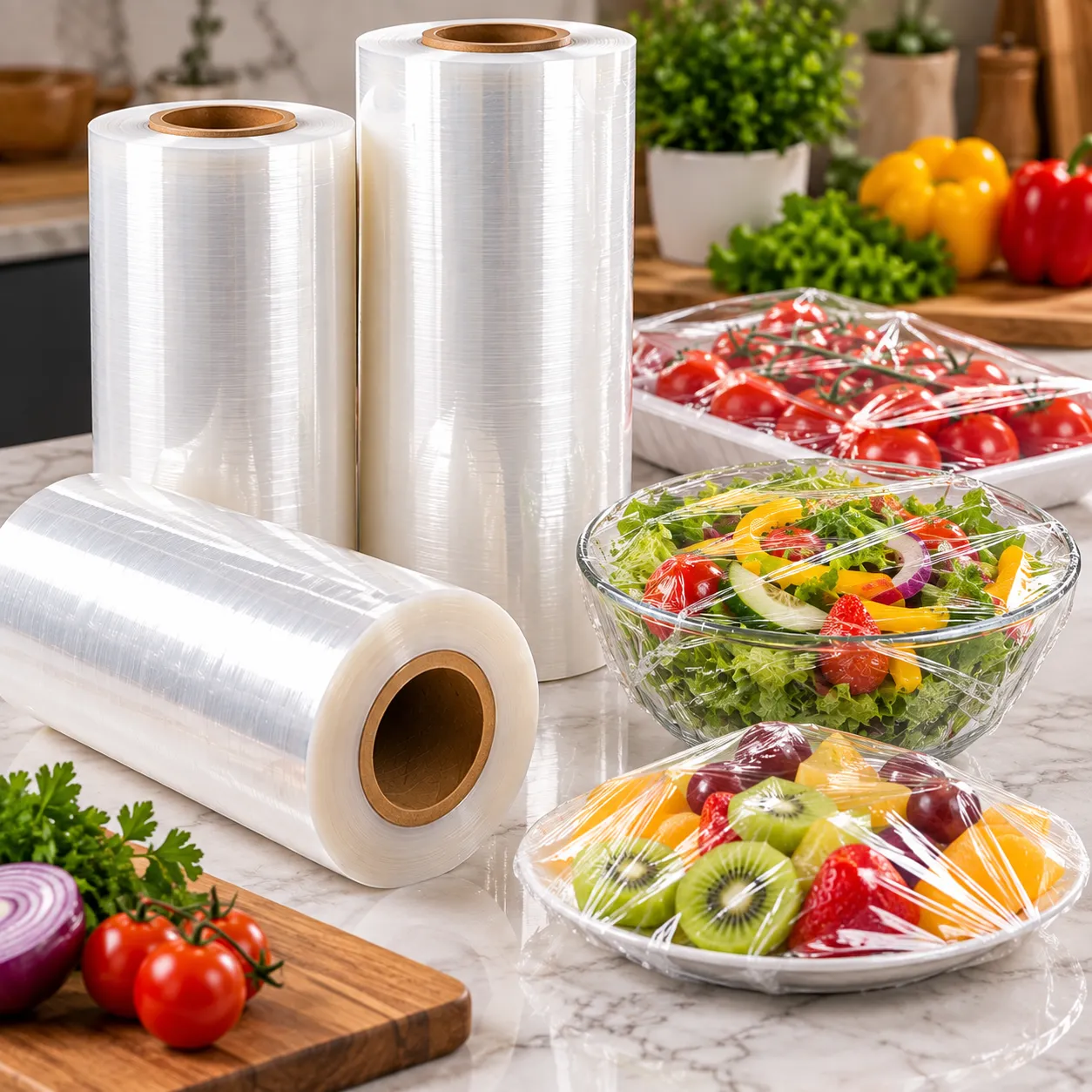 Cling Wrap Rewinder Machine application 2 Cling Wrap Rewinder Machine application 2