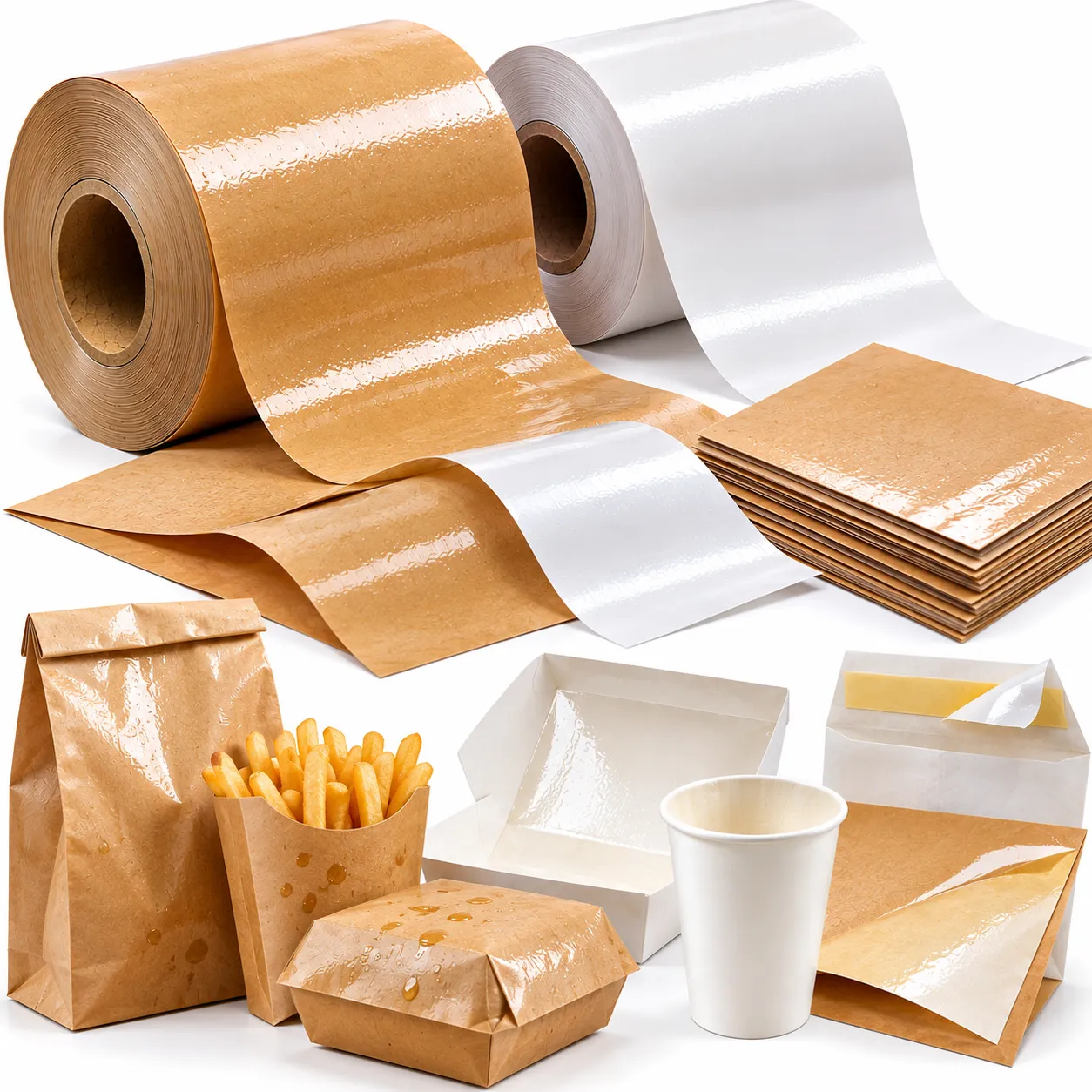 Coated Food Packaging Paper Coated Food Packaging Paper