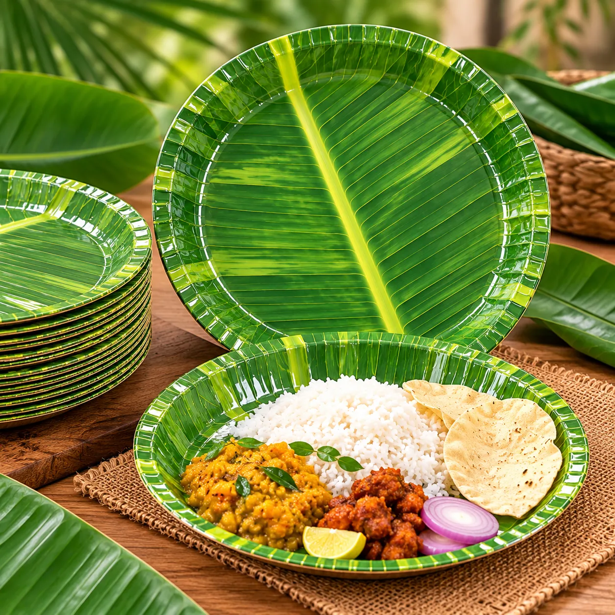 Kela patta paper plate lamination Kela patta paper plate lamination