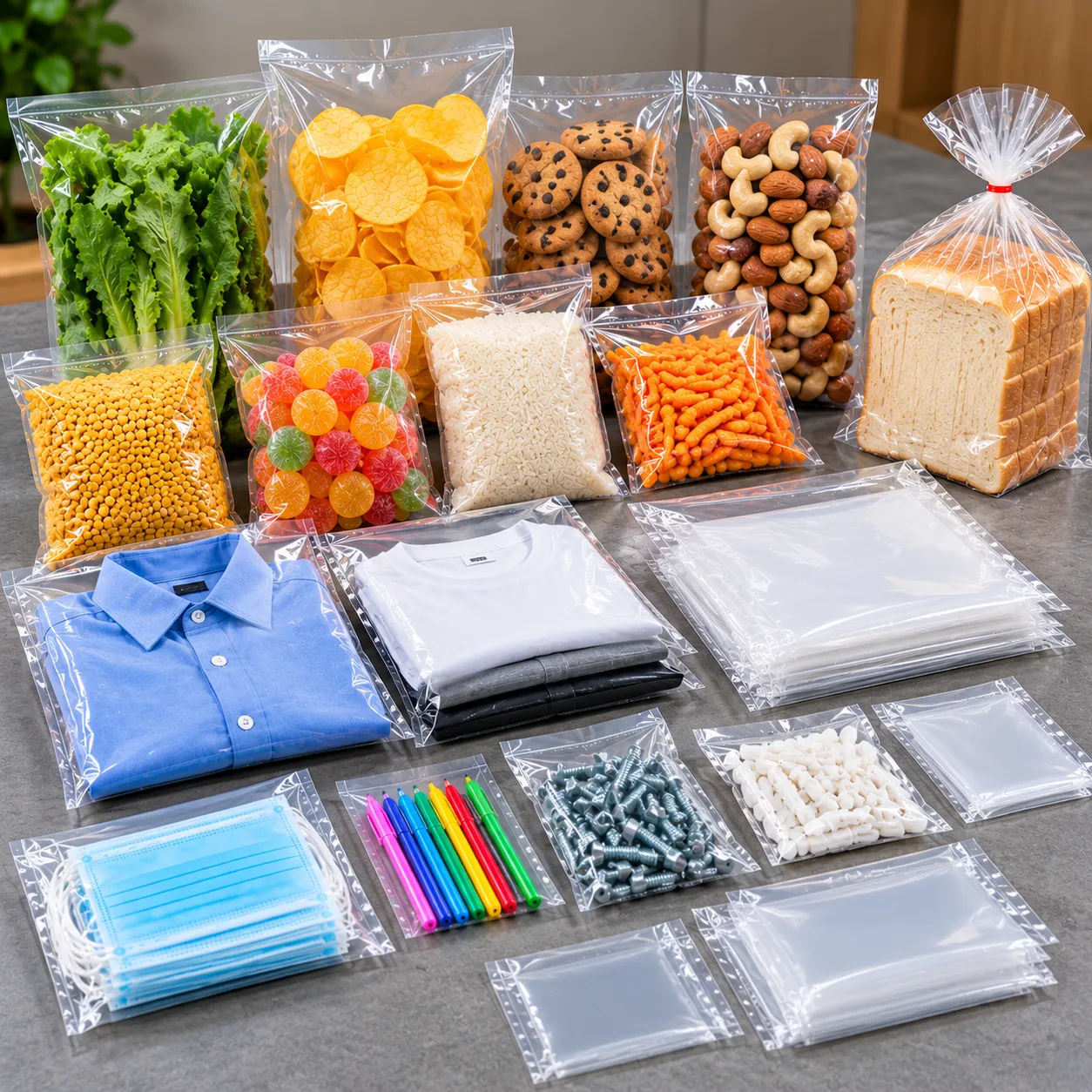 LDPE Side Seal Bag Making Machine application 2 LDPE Side Seal Bag Making Machine application 2
