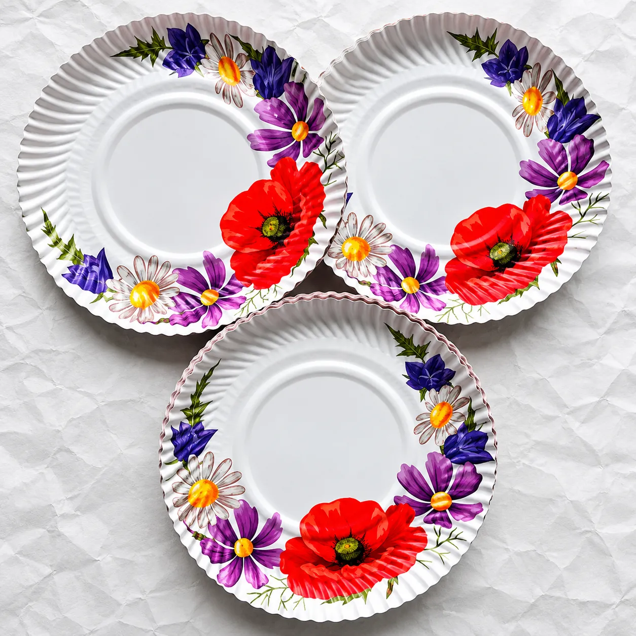 Paper plate printing and lamination Paper plate printing and lamination