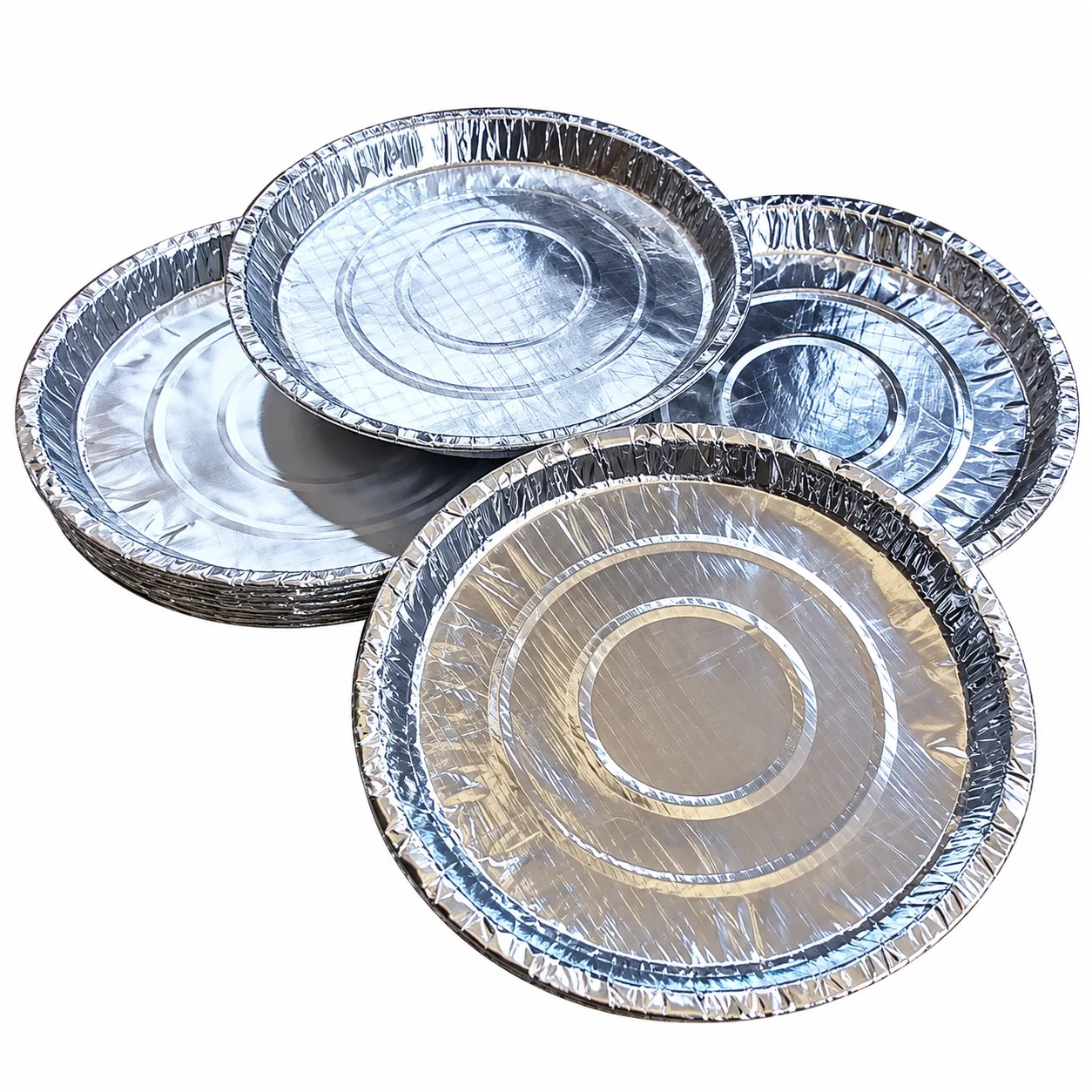 Silver foil paper plate lamination Silver foil paper plate lamination
