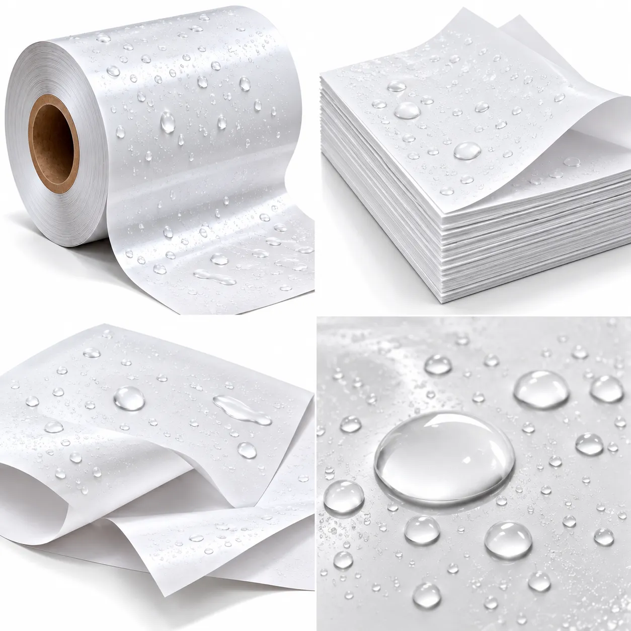 Waterproof Paper Rolls & Sheets Waterproof Paper Rolls & Sheets
